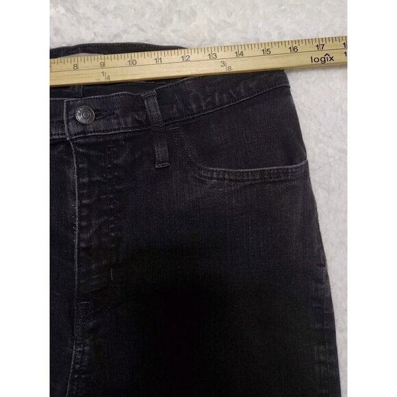 Madewell Jeans Size 31 Womens RoadTripper Skinny Wash Black Denim Pants Stretch - Picture 3 of 12